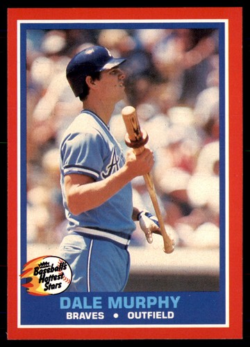 Dale Murphy #28 1987 Fleer Hottest Stars card