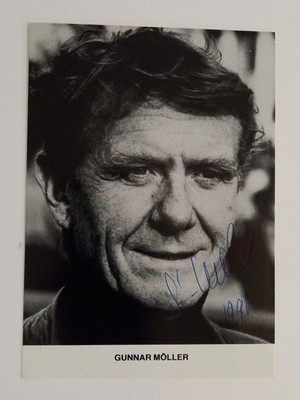 Gunnar Möller -  - original Autogramm - ca. 15x10cm - Autogrammkarte