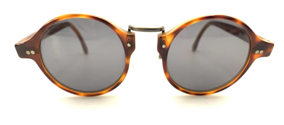Gafas de sol Giorgio Armani 820 106-S marrón tortuga redondas marcos 140 Italia Foto 2 de 4