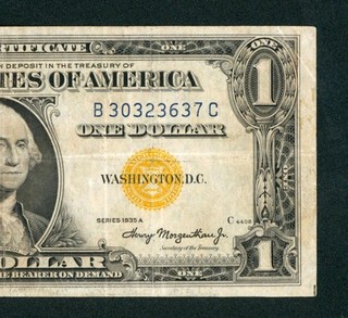 $1 1935 A (( NORTH AFRICA )) Silver Certificate PAPER CURRENCY AUCTIONS