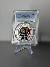 2022 Solomon Islands 1/2 Dollar Coin Qatar FIFA World Cup PCGS MS69 Top Pop 1/0