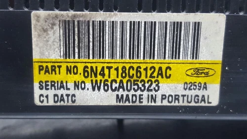 6N4T18C612AC air conditioning control unit for Ford Focus Berli 1933611 - Picture 3 of 10