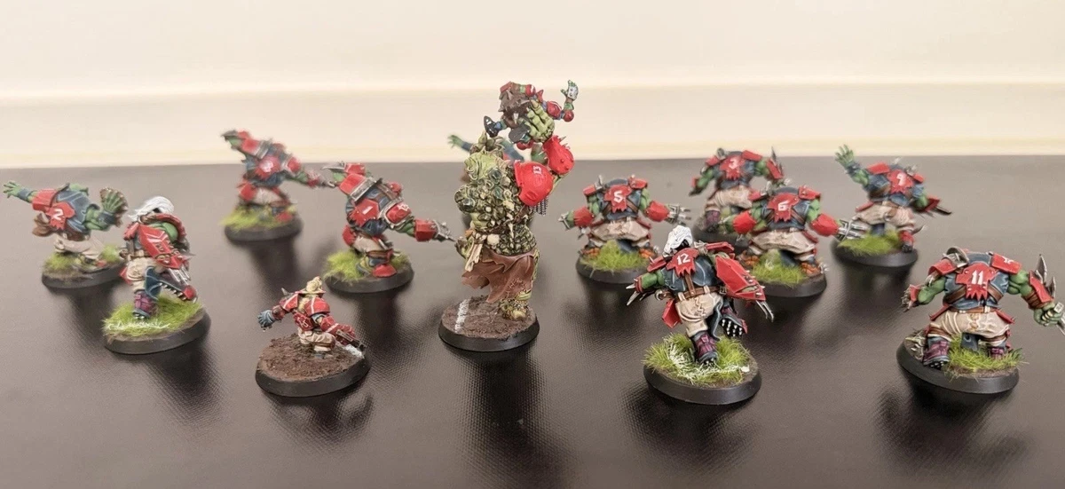 Blood Bowl Orc Team - Pro Painted & Ready to Play Season 3