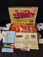 1960 Mercedes-benz 190 Sl Model Kit Revell 125 Vintage Mib New Unbuilt