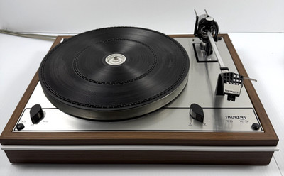 Thorens TD 165 Turntable Tested Working See Video Good Condition No Dust Cover