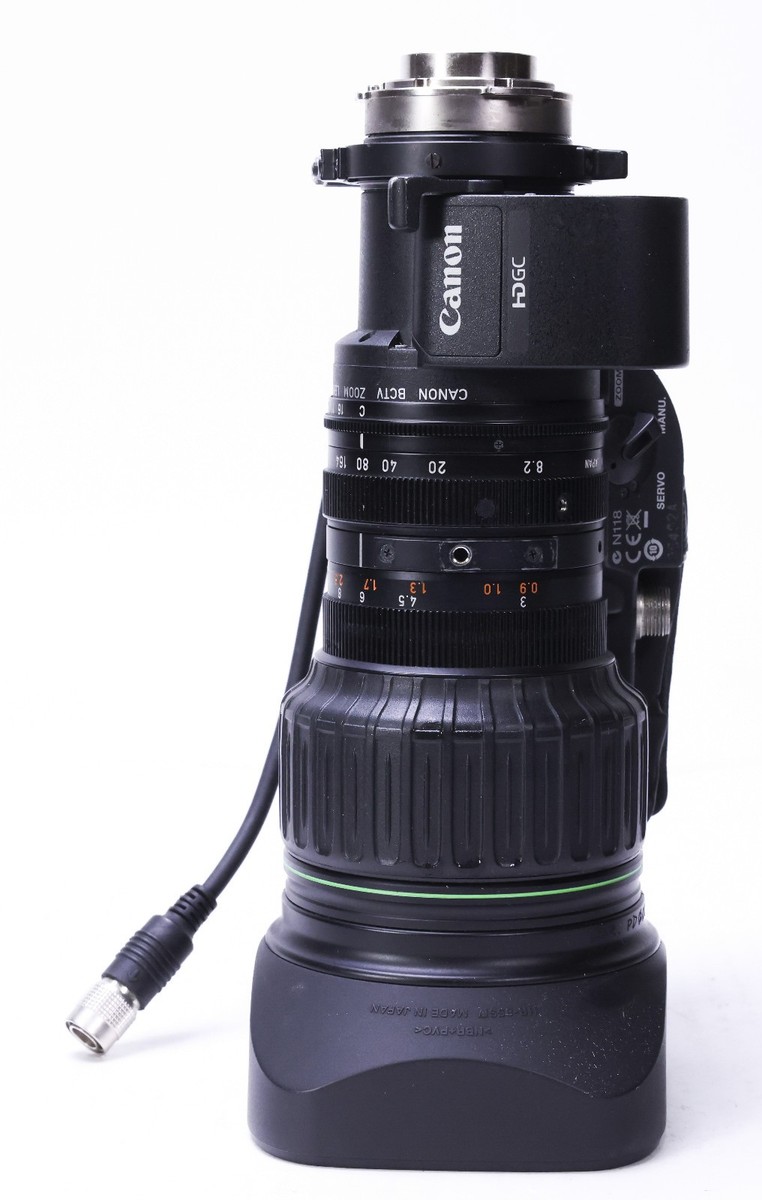 Canon KJ20x8.2B IRSD Portable 20x HD Broadcast Zoom Lens w/ 2X