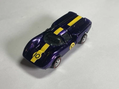 Restored Hot Wheels Redline - 1969 - Lola GT70 - Purple