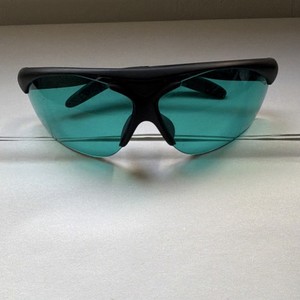 Bollé Cycling Shield Sunglasses Black Plastic Frame Green Lens Unisex