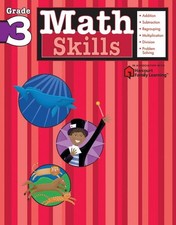 Math Skills: Grade 3 Flash Kids Harcourt Family Learning by Flash Kids Editors