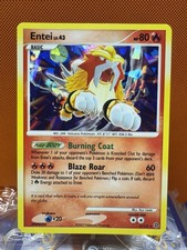 Entei Pokemon Secret Wonders 4/132 Cracked Ice Holo Rare Vintage NM