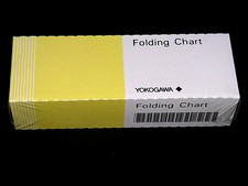 YOKOGAWA B9565AW Folding Recording Chart Paper - KOKUSAI (Japan) - New - Sealed