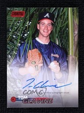 2023 Topps Stadium Club Auto Red Foil 23/50 Tom Glavine #SCBA-TG Auto HOF 7ba