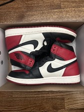 Jordan 1 Bred Toe High Size 8.5 With Box