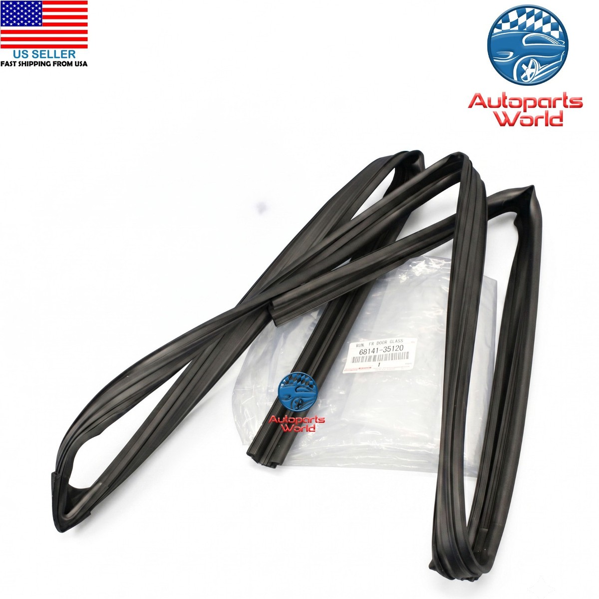 GENUINE TOYOTA 10-24 4RUNNER FRONT RIGHT PASSENGER WINDOW CHANNEL