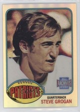 2001 Topps Archives Reserve Steve Grogan #72 02v3