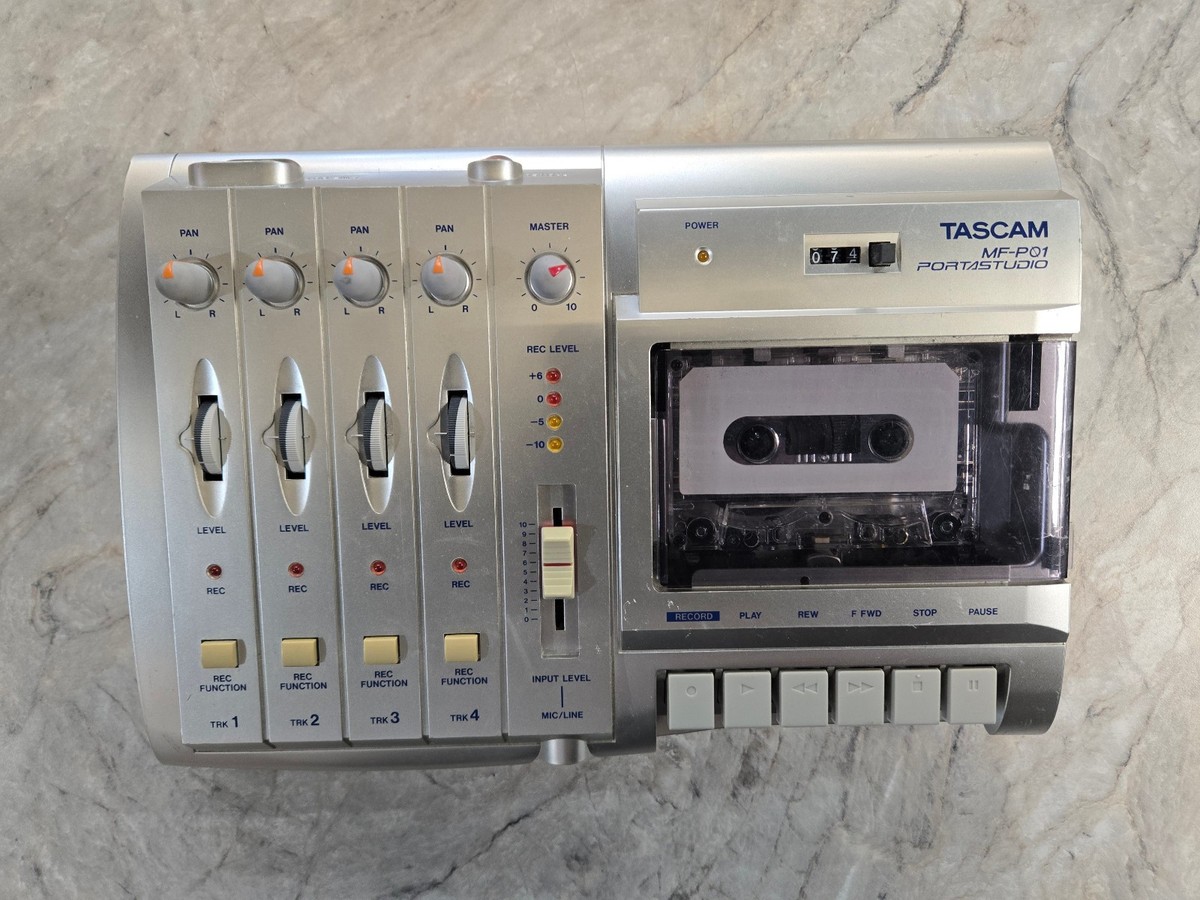 Tascam MF-P01 Analog 4 Track Cassette Recorder for sale online | eBay