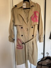 Valentinas Boutique paint splash MAC coat size xl fits from size 10 up to 16-18
