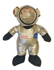 US Space Rocket Center NASA Plush Astronaut Space Suit Monkey 13"