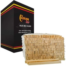 Craft Paint 12" Inch Wood Stirrers Epoxy resin Mixing Sticks/Paddles 1000 Sticks