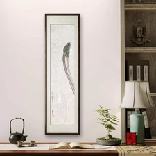 Chinese lotus painting office decorative frameless hand-drawn Eastern Art