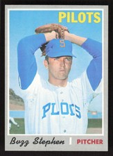 1970 TOPPS BUZZ STEPHEN 533 NRMT RC BASEBALL SEATTLE PILOTS