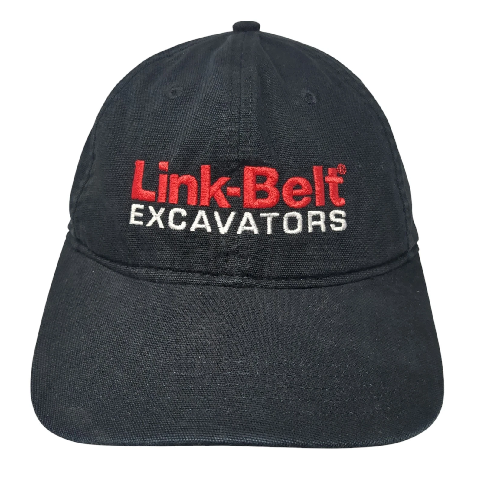 Lonk-Belt Excavators Strapback Baseball Cap Black One Size Adjustable Carhartt