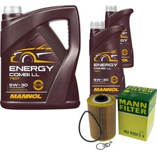 Inspektionspaket 5L MANNOL 5W-30 f�r BMW E32 735i iL 730i E34 535i M 5 530i
