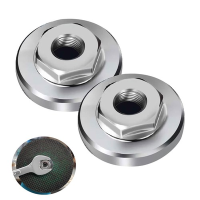 #ad #ad 100 type Angle Grinder Flange Nut Pressure Plate Cover Hex 0.51in 2PCS $10.00