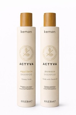 Kemon Actyva Equilibrio & Purezza Shampoo 8.5 Fl.oz Duo Scalp Care Unsealed