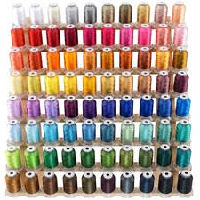 80 Spools Polyester Embroidery Thread Kit