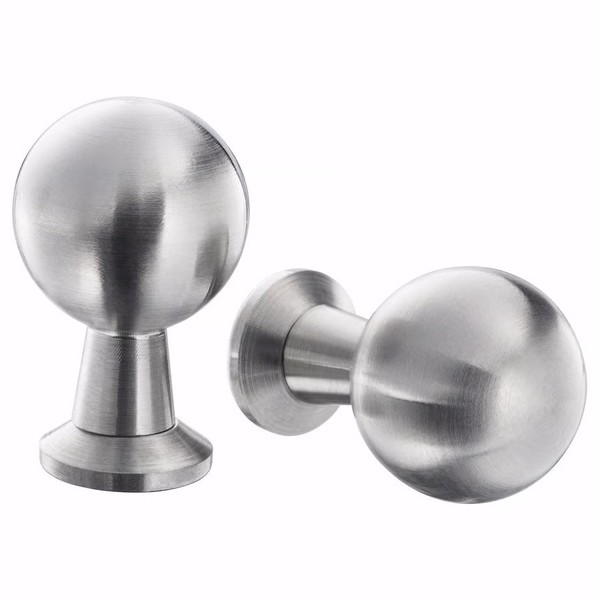 Nuevo IKEA BAGGANÄSKnob, acero inoxidable, 13/16" paquete de 2 muebles de cocina de baño