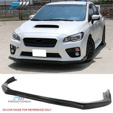 Front Bumper Lip Fits 15-21 Subaru Wrxwrx Sti Cs Style Gloss Black Splitter 3pc Front Bumper Lip Fits 15-21 Subaru Wrxwrx Sti Cs Style Gloss Black Splitter 3pc