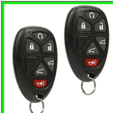 Keyless Entry Remote Fob Set for 2007-2014 Chevy Cadillac GMC Vehicles