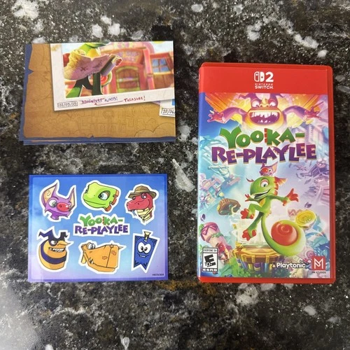 Yooka-Replaylee (Nintendo Switch 2, 2025) COMPLETE CIB NICE!!