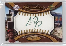 2007 Sweet Spot Signatures Ball Gold Stitching Ink /99 Chris Young Auto 0x82