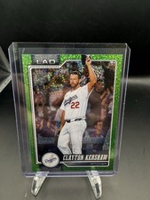 2026 Topps Series 1 Celebration Clayton Kershaw Lime Green Confetti SSP