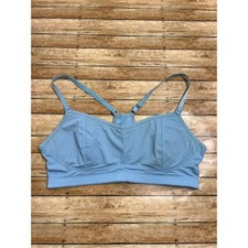 Motherhood Maternity Nursing Bra Blue Size Large