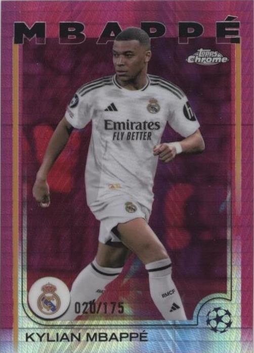 2024-25 Topps Chrome Uefa Club Competitions - Kylian Mbappé #1 for