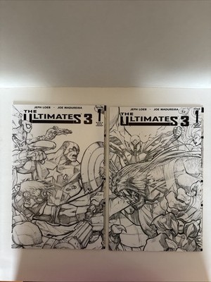 The Ultimates 3 #1 Black & White Variant Editions