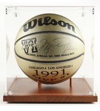 Michael Jordan Signed Mr. MVP Basketball with Case UDA & GOAT  💎