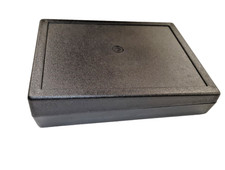 Kunststoffgehäuse Pultgehäuse (L x B x H) 190x140x36,5/49mm ABS schwarz