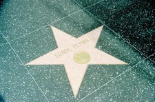 1989 Errol Flynn Star Hollywood Walk of Fame Close Up 35mm Negative