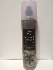 BATH  BODY WORKS WICKED VANILLA WOODS FINE FRAGRANCE MIST SPRAY 8 oz BRAND NEW