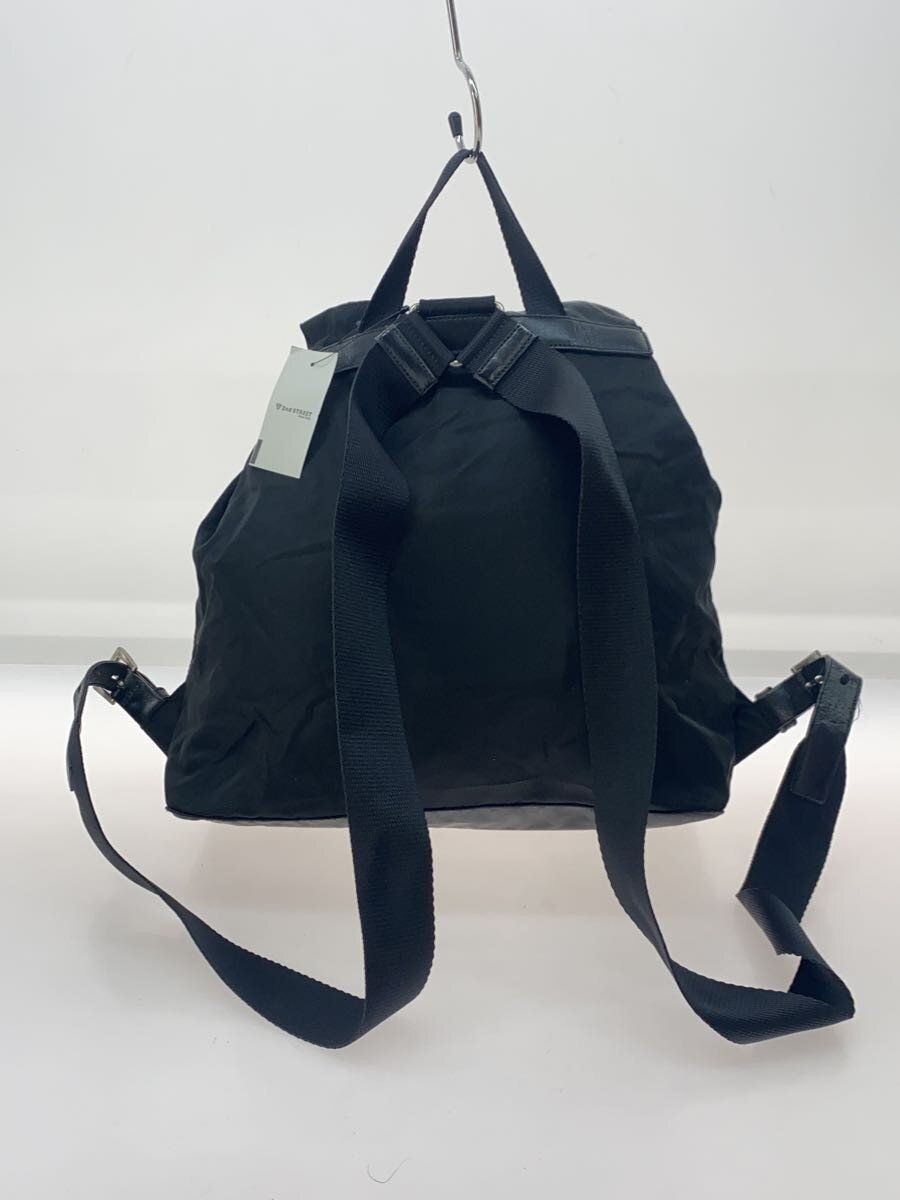 PRADABackpack Rucksack Nylon BLK Plain b6677f Used thumbnail 3