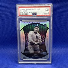 2010 Topps - Wal-Mart Platinum Legends Chrome Cereal Ty Cobb #PC3