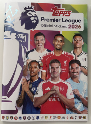 Topps Premier League 2025/2026 - 1 x Leeralbum / Album (+ 6 Sticker ) - 25/26