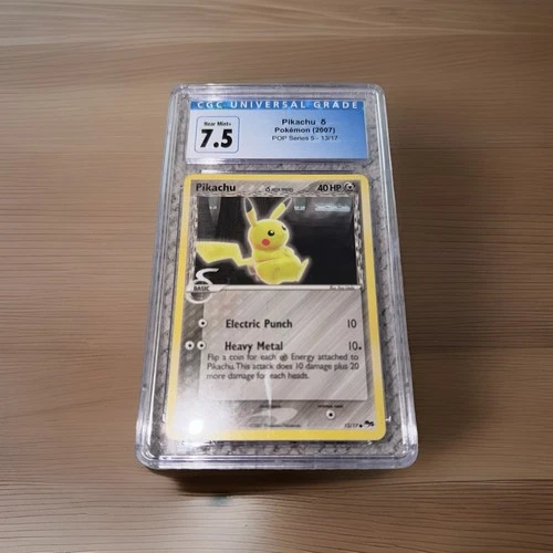 Pikachu Delta Species 013/017 Regular Blue Label CGC 7.5 Near Mint +