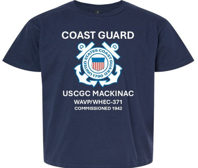 USCGC MACKINAC  WAVP/WHEC-371 * COMMISSIONED 1942 *USCG OFFICIALLY LICENSED