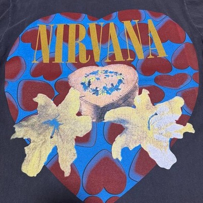 Nirvana Heart Shaped Box T-Shirt XL Vintage Reprint 1993 Giant Tag