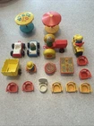 Lot Of 22 Piece Vintage Fisher Price Toys